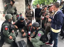 ata trained royal thai police respond to multiple explosions