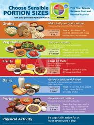 Myplate Portion Size Poster Laminated Poster Alimentation Taille Des Portions Et Regime Vegetarien