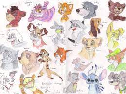 Therefore i have decided to make the ultimate disney character list. What Disney Animal Character Are You Disney Character Sketches Animal Drawings Disney Drawings