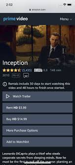 The movie rent is widely available online. How To Buy Movies Tv Shows From Amazon Prime Video On Your Iphone Ios Iphone Gadget Hacks