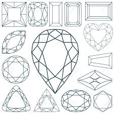 Black And White Gemstone Drawing Faceted Jewel Line Drawing Google Search Gem Drawing Jewel Drawing Jewelry Design Drawing