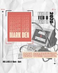 🤩 Introducing JMMA's 1st edition of our MARK DEN Case Competition, in  collaboration with @spicebros ! 🤝 We're challenging you to work in teams  of 4 to develop creative strategies that will