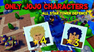 The all star tower defense trio meta makes it easier to get higher waves since not only 2 people are juggling everything. Codes Using Only Jojo Characters In All Star Tower Defence Roblox Youtube