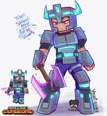 Minecraft dungeons arcade series 1 add to manage card. Titan S Shroud Minecraft Dungeons By Vruzzt On Deviantart Minecraft Posters Minecraft Anime Minecraft Comics