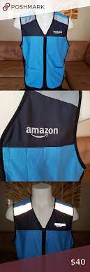 Amazon Flex Delivery Blue Reflective Vest Conditi Reflective Vest Athletic Tank Tops Vest