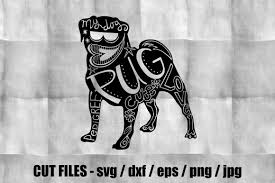 Download Pug Silhouette Cut File Graphic By Prawny Creative Fabrica Yellowimages Mockups