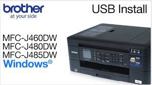 Vous avez investi dans une imprimante brother, il est essentiel de choisir des consommables brother : Installing Mfcj460dw Mfcj480dw Or Mfcj485dw With A Usb Cable Windows Version Youtube