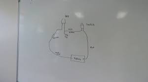 When the switch is off, a complete circuit will not exist, and there will be no current. Simple Torch Circuit Diagram Youtube
