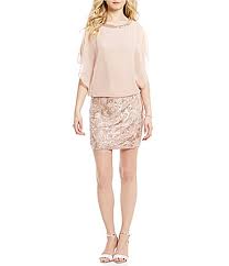 Jkara Blouson Sequined Mini Dress Dillards Sequin Mini Dress Mini Dress Fashion