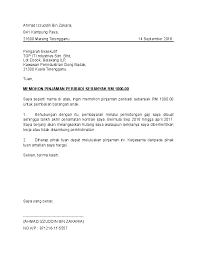 Surat pengajuan dana pinjaman ini bisa gunakan untuk berbagai keperluan tergatung dari si peminjam dana. Tips Menyediakan Surat Perjanjian Pinjaman Sendiri Supaya Senang Nak Tuntut Di Mahkamah Cute766