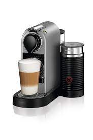 Nespresso krups citiz&milk aerocinno coffee machine in silver/black. Krups Krups Nespresso Citiz Milk Xn761b40 Pod Coffee Machine Silver Xn761b40