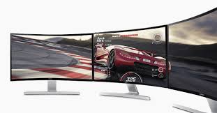 It only curves left to right because the screen is way wider than it is tall. Will You Buy A Curved Pc Display Tech For Anyone