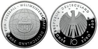 S' motto vo de wm isch gsi: 10 Euro Fussball Wm 2006 Brd 2006 Muenzenladen De