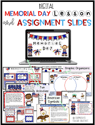 Lesson On Memorial Day For Teaching On Google Classroom In 2020 Interactive Classroom Patriotic Classroom Theme Teaching Activities
