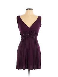 Wet Seal Cocktail Dress Party Purple Solid Dresses Used Size Large In 2020 Cocktail Dress Party Dresses Cocktail Dress