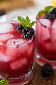 What's low in calories that can be mixed with bourbon? Blackberry Bourbon Lemonade Amanda S Cookin Cocktails