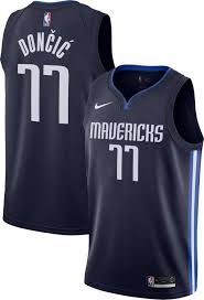 Find the latest in luka doncic merchandise and memorabilia, or check out the rest of our nba basketball. Nike Men S Dallas Mavericks Luka Doncic 77 Navy Dri Fit Statement Swingman Jersey Dick S Sporting Goods