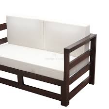 You can pair them up with two more single seater sofas to create a when you go through the many sofa designs available at evok, then you can consider buying sofas which have a storage space, so make efficient. Teak Wood Two Seater Sofa Ws 32 Details Bic Furniture India