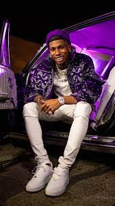 Bryson lashun potts, better known as nle choppa, is an american rapper, singer, and songwriter. Download Purple Nle Choppa Wallpaper Wallpapers Com