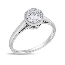 Edwardian art deco engagement wedding ring 2ct round diamond 14k white gold over. Best Vintage Art Deco Engagement Rings Mywedding