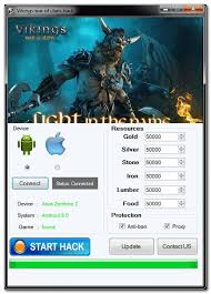 Vikings War Of Clans Hack Ios Android Good Cheat Engine For Gold Silver Stone Iron Lumber Food Vikings War Of Clans Hack Quick Tool Hacks Vikings War