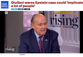 Image result for giuliani epstein