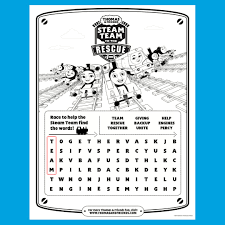 Thomas and friends is based on a series of books written by reverend wilbert awdry and his son christopher. Thomas Friends On Twitter Steam Team To The Rescue Parents We Have Coloring Pages Games And Puzzles Free To Download To Keep Your Little Engineers Engaged During These Trying Times Which