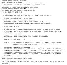 Products available through a subscription include current data, forecasts, model data, radar and satellite images, as well as information on lightning, aviation weather, severe threats, and global weather. Severe Thunderstorm Warning Issued For Northeast Ohio Cleveland Com