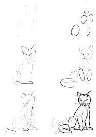 urok poetapnogo risovaniya karandashom dlya detej risunki koshek uroki risovaniya karandashom dlya nachinayushih k cat drawing tutorial art drawings kitten drawing