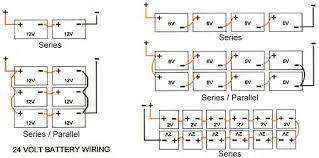 If they are 6v batteries of 250ah each, then each string has a voltage of 24v (6v x 4) and 250ah. 94 Battery Wiring Diagrams