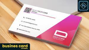 Our sample business card uses standard us dimensions: How To Design Business Card In Photoshop Cc 2019 Tutorial Back Side Youtube