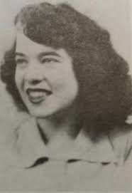 Photo of crowning of Queen White River Water Carnival, 1960s, showing Ida  Sue Hicks and Mary Craig, later Miss Arkansas 1966. The Queen is holding a  bouquet of flowers. (Photograph is from