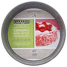 Casaware Ceramic Coated Nonstick 9inch Round Pan Silver Granite Learn More By Visiting The Image Link Round Pans Ceramic Non Stick Plastic Utensils