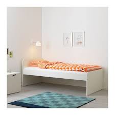 Buy products such as mainstays metal twin platform bed frame and mattress foundation, black at walmart and save. Slakt Bed Frame With Slatted Bed Base White Ikea White Bed Frame Bed Frame Bed Base