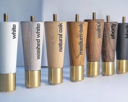 Morabo, leg, wood, matching leather covers for the legs are packed together with the sofa. Mid Century Style Replacement Sofa Legs Fits Ikea Karlstad Etsy Brass Furniture Legs Furniture Legs Brass Table Legs