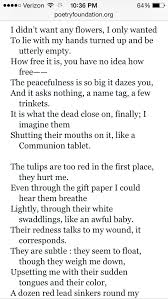 Tulips By Sylvia Plath Lie To Me Words Writing