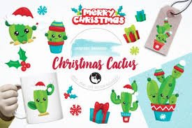 Download Christmas Cactus Clipart Set Graphic By Prettygrafik Creative Fabrica In 2020 Cactus Clipart Christmas Cactus Clip Art SVG Cut Files