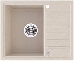 Introducing the all new ukeg 64 pressurizable growler from growler werks. Kitchen Sink Granite 46 X 56 Cm Single Kitchen Sink Built In Sink Composite Kitchen Sink Beige Black Square Drexexcenter Siphon Sink Beige Amazon De Diy Tools