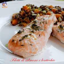 3 cucchiaini di senape di digione. Filetti Di Salmone E Lenticchie Ricetta Capodanno Golosofia