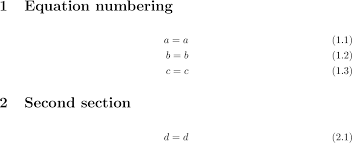 Equation Numbering How Can I Get 1 1 2 1 3 2 In The Article Class Tex Latex Stack Exchange