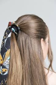 Check out our hair scrunchies selection for the very best in unique or custom, handmade pieces from our ties & elastics shops. Hair Scarf Scrunchie 4 Easy Ways To Style Its Lauren Victoria