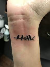 Birds On A Branch Tattoo Pin By Audra On Tatto In 2020 Tiny Bird Tattoos Bird Tattoo Wrist Tattoos For Kids