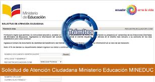 María monserrat creamer guillén ministra de educación considerando: Solicitud De Atencion Ciudadana Ministerio Educacion Mineduc