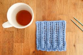 In a knitting stitch pattern, a specific series of stitches occurs and repeats horizontally across a row. Easy Knit Stitch Pattern The Ladder Stitch Knitting With Chopsticks