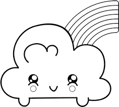 New free coloring pages browse, print & color our latest. Download Hd Drawing Cloud 54 Kawaii Cute Coloring Pages Transparent Png Image Nicepng Com