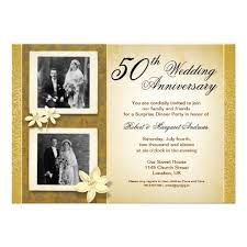Two Photos Wedding Anniversary Invitations Zazzle Com 50th Wedding Anniversary Invitations Anniversary Invitations Custom Wedding Invitations