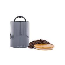 So give your attention to our airscape coffee canister review. Airscape Ceramic Coffee And Food Storage Canister Patented Airtight Lid Preserves Food Freshness Glazed Ceramic With Bamboo Top Slate Grey Large 7 Inch Buy Online In Austria At Desertcart At Productid 162981311