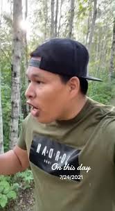 #onthisday throwback to meeting up with a Majestic native man in the forest  #nativetiktok #indigenous #woods