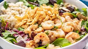 It's tossed and dressed with thai flavors of sesame, cilantro, lime and refreshing mint. Easy Thai Shrimp Salad
