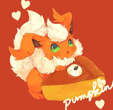 flareon pumpkin pie ポケモン ポケモン イーブイ ポケモン かわいい